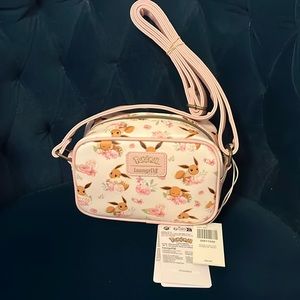 Loungefly Eevee Flora crossbody purse.